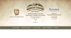 Desktop Screenshot of mountainshadows.info