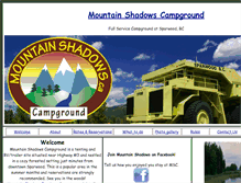 Tablet Screenshot of mountainshadows.ca