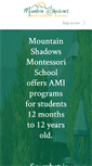Mobile Screenshot of mountainshadows.org